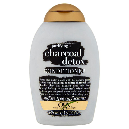 OGX Purifying + Charcoal Detox Conditioner Haircare & Styling ASDA   