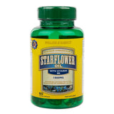 Holland & Barrett Starflower Oil 1500mg Plus Vitamin B6 60 Capsules Omega 3 Supplements & Fish Oils Holland&Barrett Default Title  