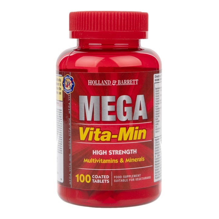 Holland & Barrett High Strength Mega VitaMin 100 Caplets