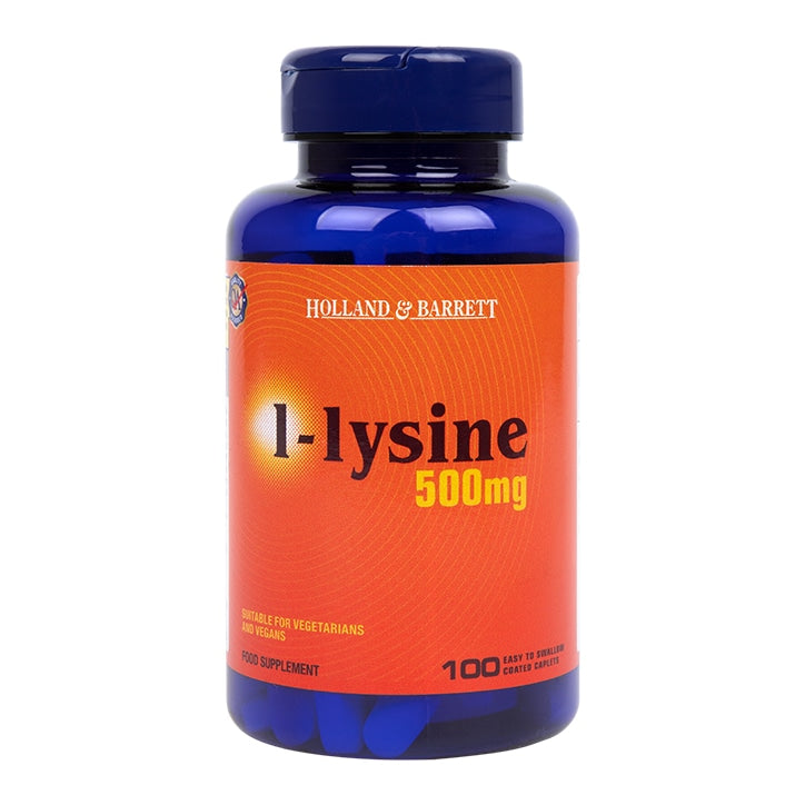 Holland & Barrett l-lysine 100 Tablets 500mg