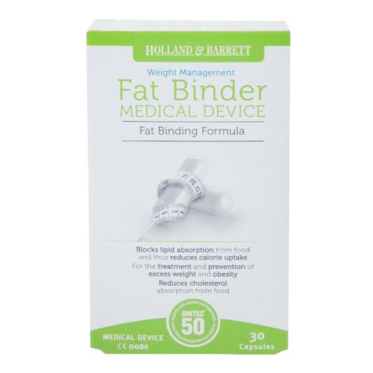 Holland & Barrett Fat Binder 15 Day Supply 30 Capsules Fat Binders Holland&Barrett Title  