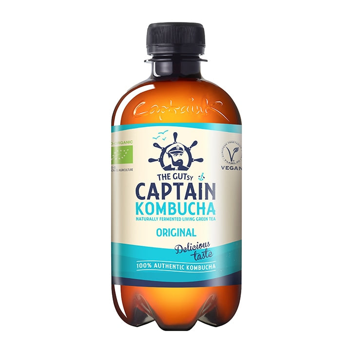 The GUTsy Captain Kombucha Original Bio-Organic Drink 400ml Drinks Holland&Barrett Default Title  