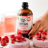 The GUTsy Captain Kombucha California Raspberry Bio-Organic Drink 400ml Drinks Holland&Barrett   