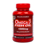 Holland & Barrett Omega 3 Fish Oil Concentrate 100 Capsules 1000mg Omega 3 Supplements & Fish Oils Holland&Barrett Title  