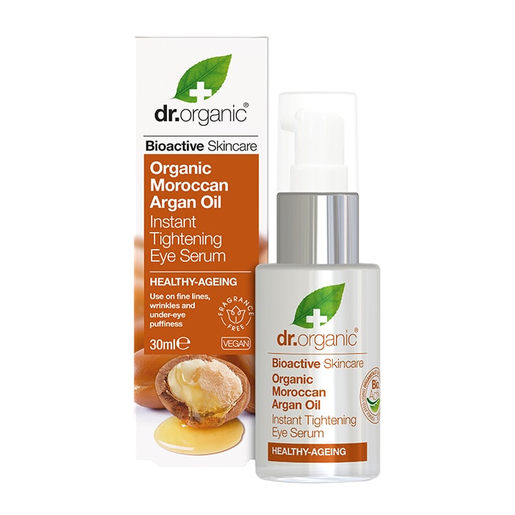 Dr Organic Moroccan Argan Oil Instant Tightening Eye Serum 30ml