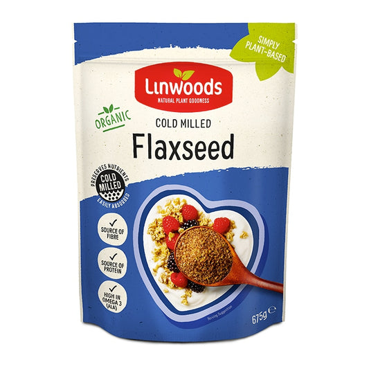 Linwoods Milled Organic Flaxseed 675g Breakfast Sprinkles & Toppers Holland&Barrett Title  