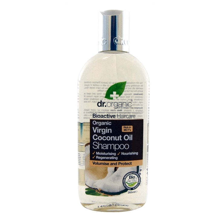 Dr Organic Virgin Coconut Oil Shampoo 265ml Natural Shampoo Holland&Barrett   