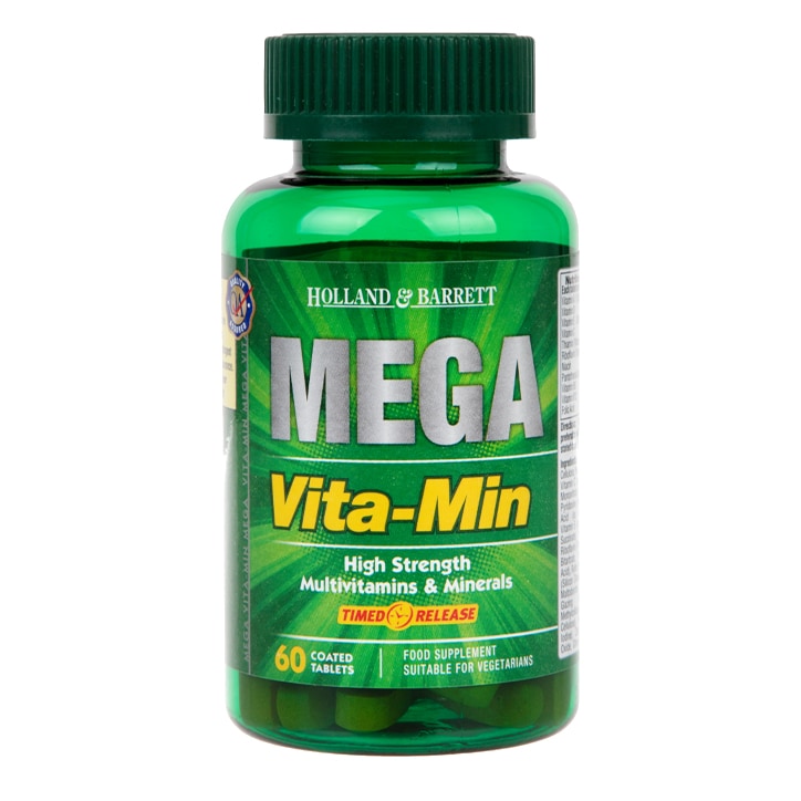 Holland & Barrett Mega Vita-Min Time Release 60 Caplets