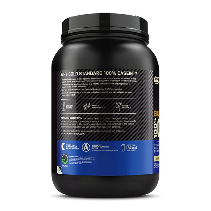 Optimum Nutrition Gold Standard 100% Casein Powder Vanilla 908g