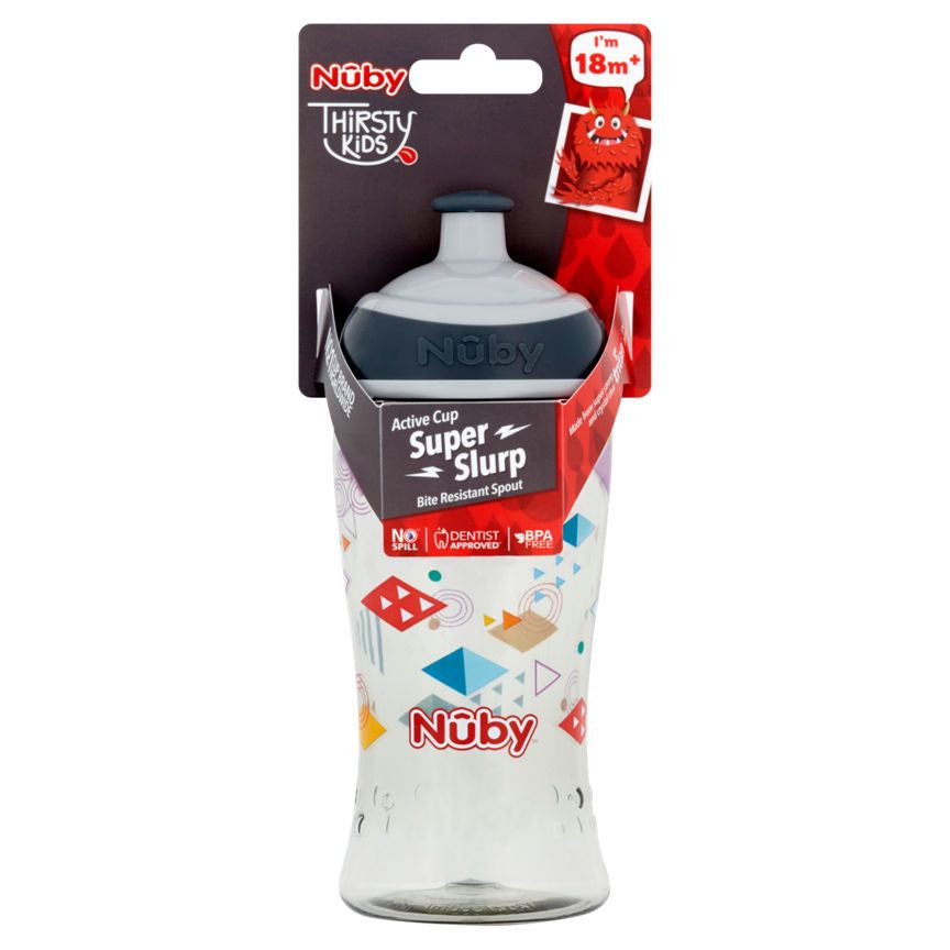 Nuby Thirsty Kids Active Cup Super Slurp 18+ Months