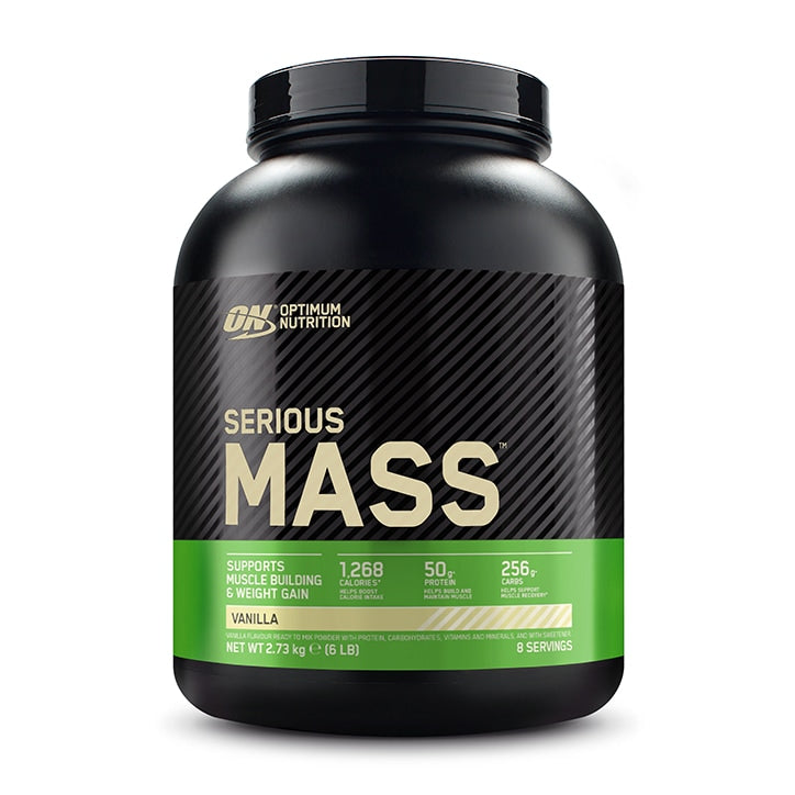 Optimum Nutrition Serious Mass Powder Vanilla 2.7kg Mass Gainer Proteins Holland&Barrett   