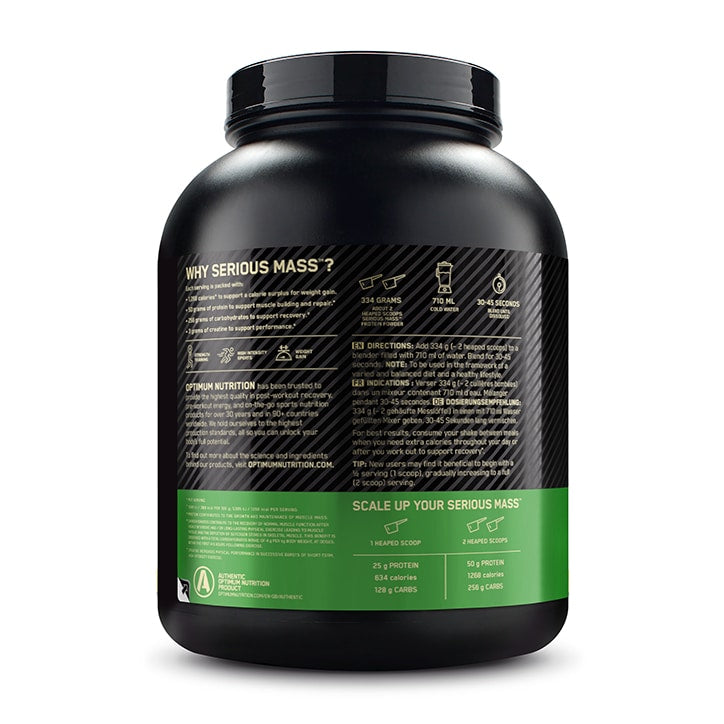 Optimum Nutrition Serious Mass Powder Vanilla 2.7kg