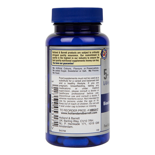 Holland & Barrett 5-HTP 50 mg uit Griffonia Extract - 120 Capsules 5 HTP Holland&Barrett   