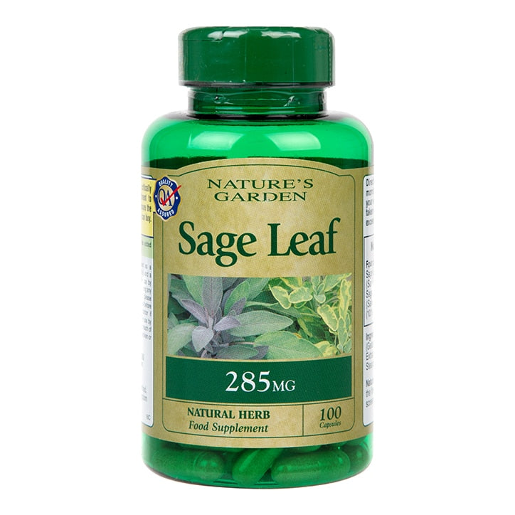 Natures Garden Sage Leaf 100 Capsules 285mg