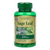 Natures Garden Sage Leaf 100 Capsules 285mg Herbal & Licensed Remedies Holland&Barrett   