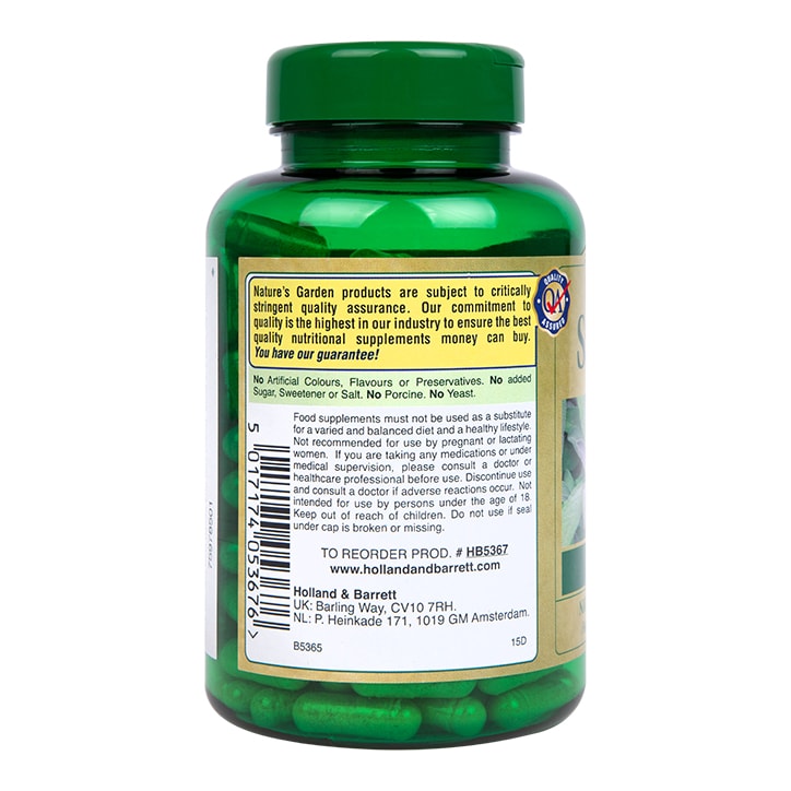 Natures Garden Sage Leaf 200 Capsules 285mg GOODS Holland&Barrett   