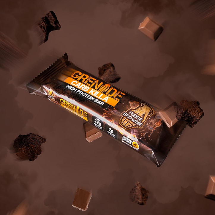 Grenade Carb Killa Fudge Brownie 12 x 60g Protein Bars Holland&Barrett   