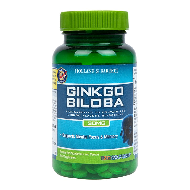 Holland & Barrett Ginkgo Biloba 120 Tablets 30mg