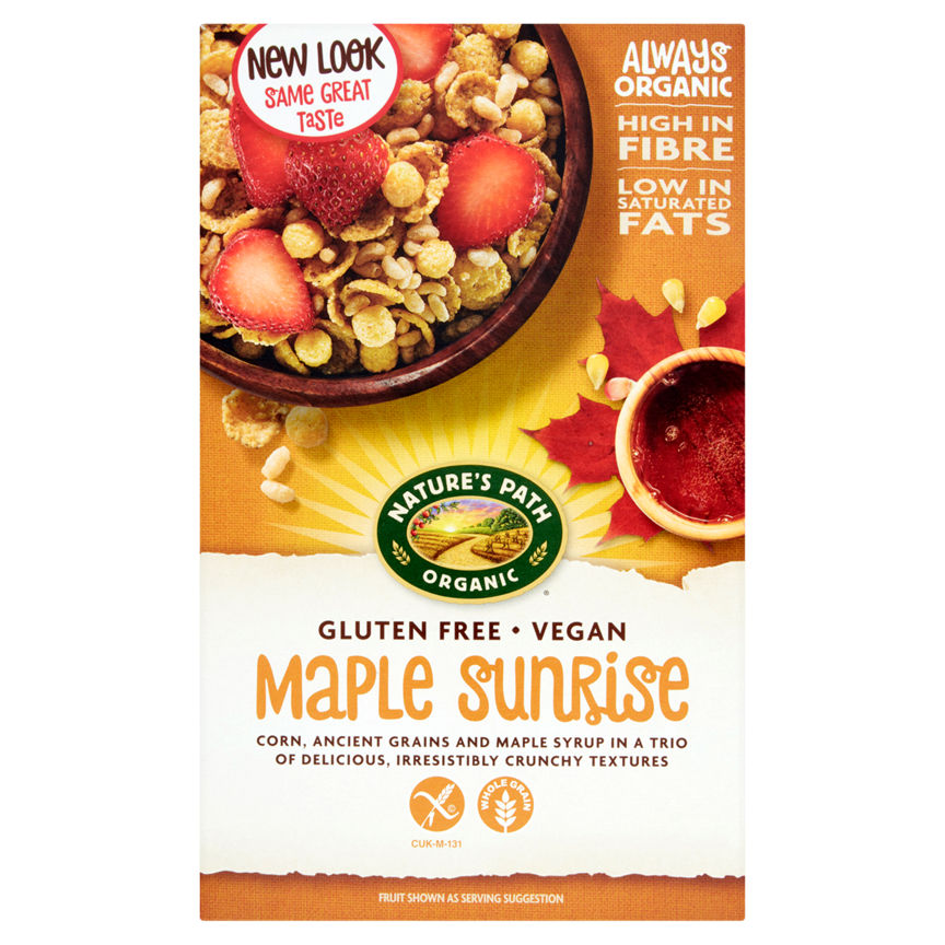 Nature's Path Organic Gluten Free Maple Sunrise Cereal Cereals ASDA   