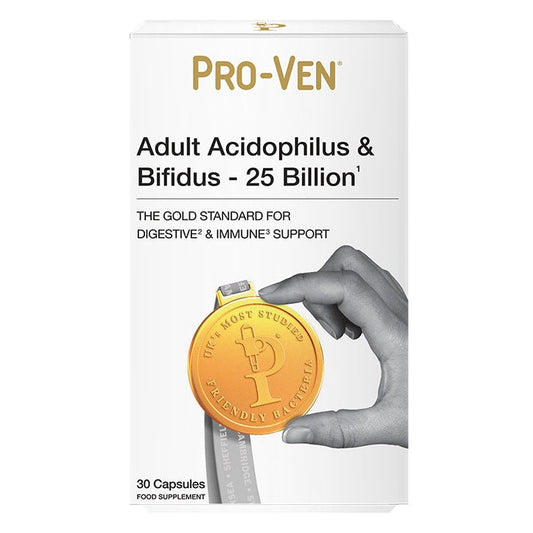 Pro-Ven Adult Acidophilus & Bifidus 30 Capsules Acidophilus & Friendly Bacteria Holland&Barrett   