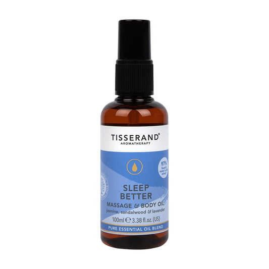 Tisserand Sleep Better Body and Massage Oil 100ml Natural Skincare Products Holland&Barrett   