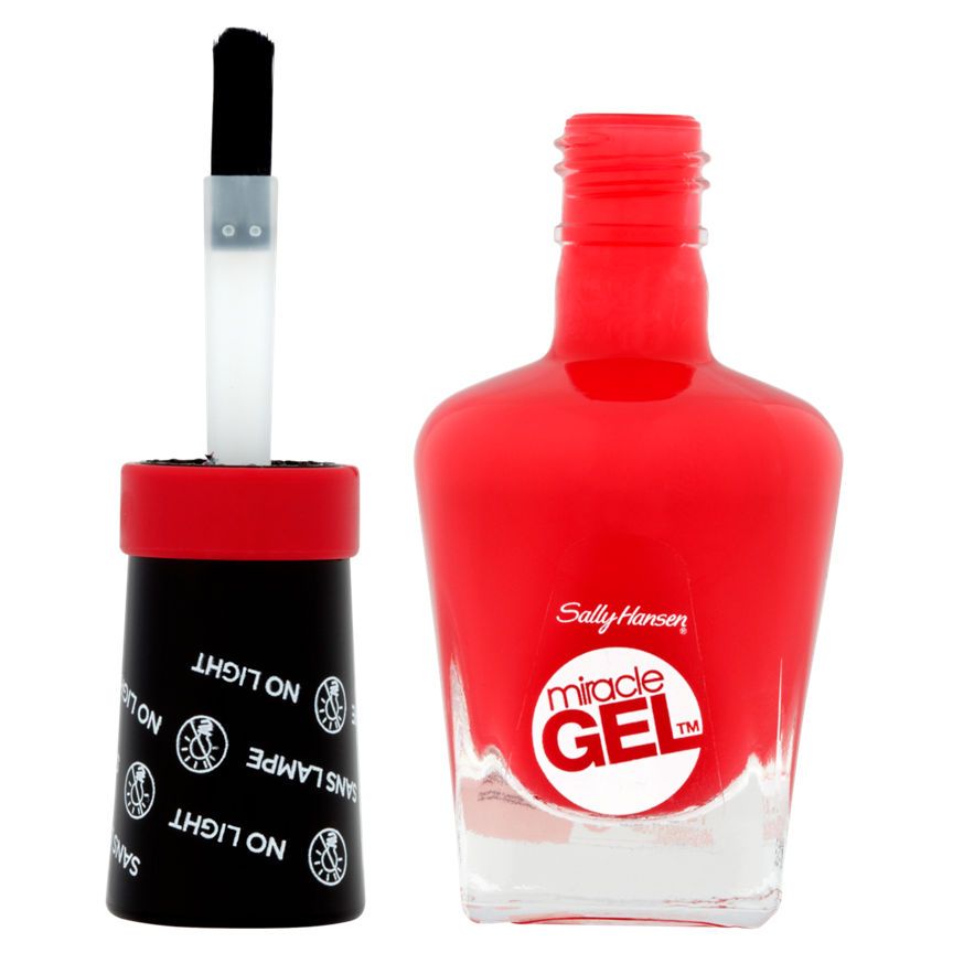 Sally Hansen Miracle Gel Step 1 470 Red Eye Make Up & Beauty Accessories ASDA   