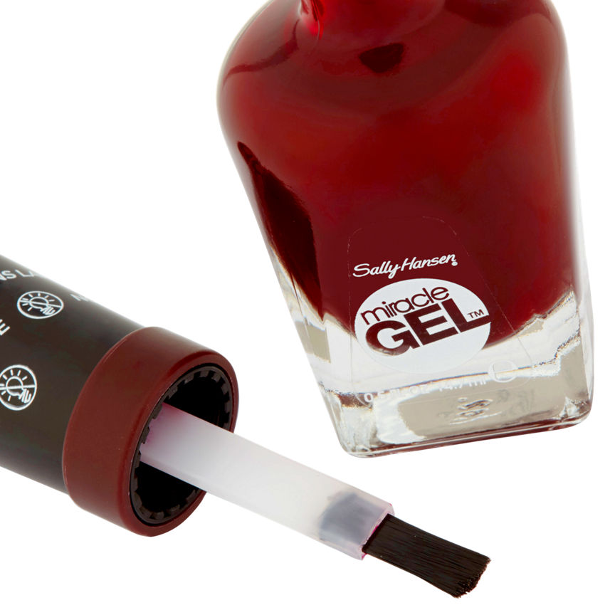 Sally Hansen Miracle Gel Step 1 480 Wine Stock Make Up & Beauty Accessories ASDA   