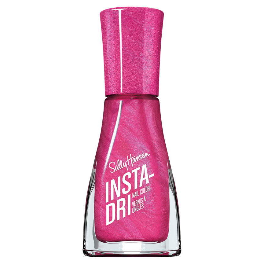 Sally Hansen Insta-Dri Nail Polish Flashy Fuchsia Make Up & Beauty Accessories ASDA   