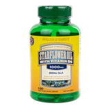 Holland & Barrett Starflower Oil 100 Capsules 1000mg with Vitamin B6 Omega 3 Supplements & Fish Oils Holland&Barrett   