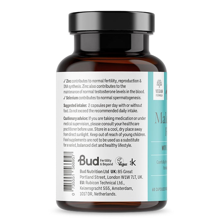 Bud Nutrition Male Fertility Formula 60 Capsules