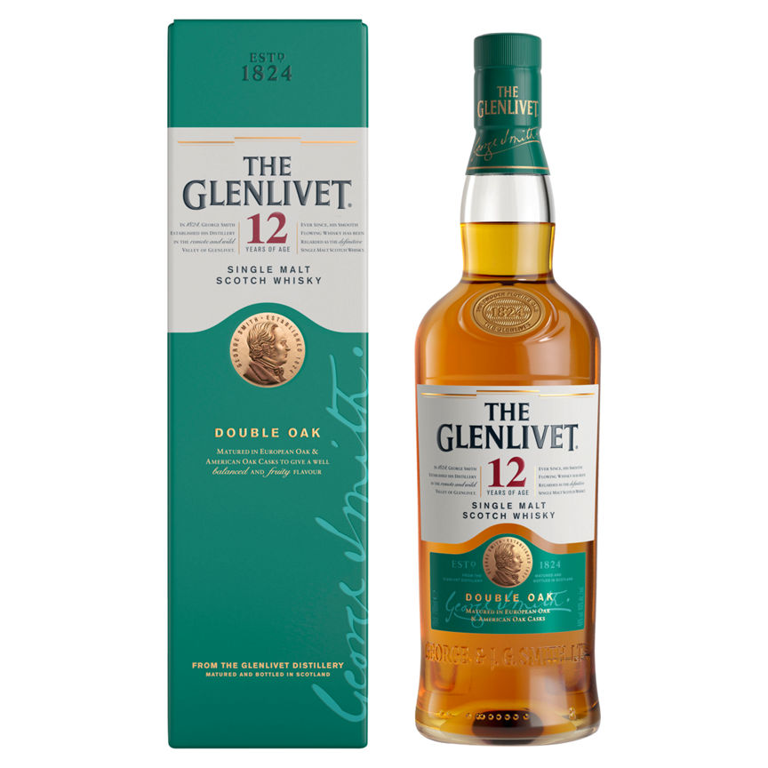 The Glenlivet 12 Year Old Single Malt Scotch Whisky - McGrocer