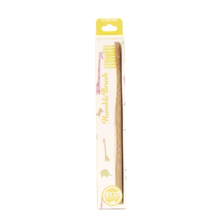 Humble Brush Kids Ultra Soft Bristle Toothbrush Yellow Toothbrushes Holland&Barrett   