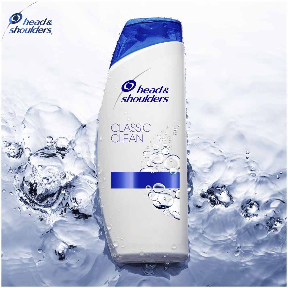 Head & Shoulders Classic Clean Anti Dandruff Shampoo 250ml for Daily Use. Clean Feeling Shampoo Boots   