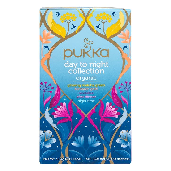 Pukka Organic Day to Night Collection 20 Tea Bags Teas Holland&Barrett   