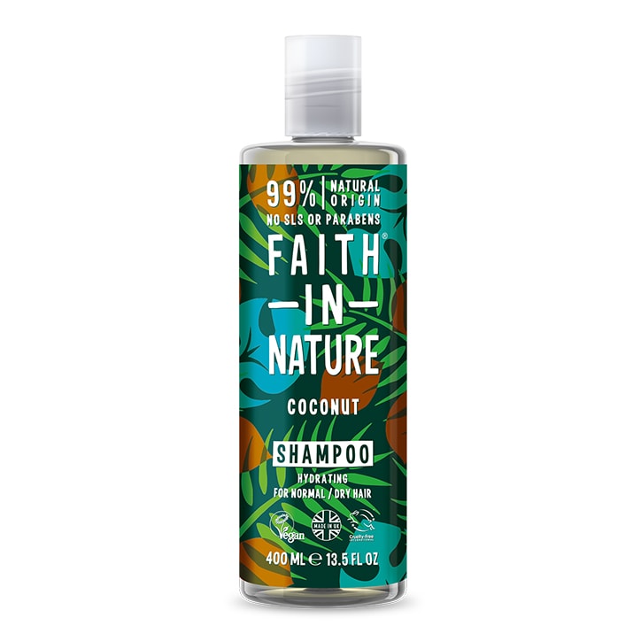 Faith in Nature Coconut Shampoo 400ml Natural Hair Care Holland&Barrett   