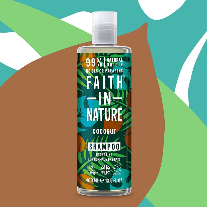 Faith in Nature Coconut Shampoo 400ml Natural Hair Care Holland&Barrett   