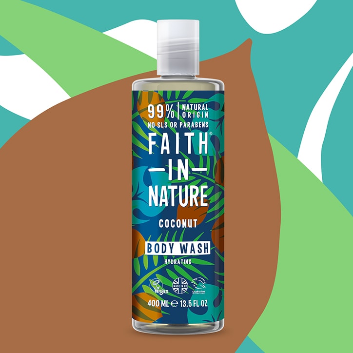 Faith in Nature Coconut Body Wash 400ml Washing & Bathing Holland&Barrett   