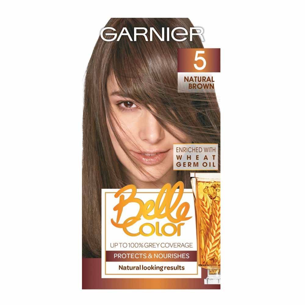 Garnier Belle Color 5 Natural Brown Permanent Hair Dye Permanent Hair Dye Boots   