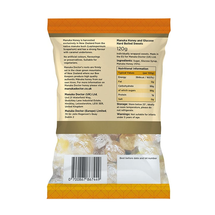 Manuka Doctor Manuka Nuggets 120g Sweet Snacks Holland&Barrett   