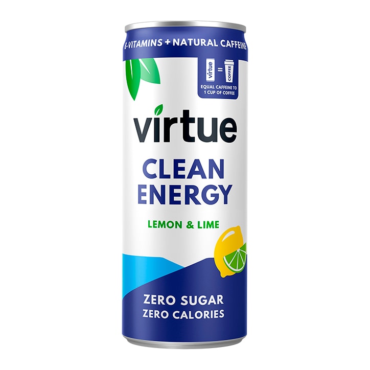 Virtue Clean Energy Lemon & Lime 250ml Energy Drinks Holland&Barrett   