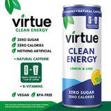 Virtue Clean Energy Lemon & Lime 250ml Energy Drinks Holland&Barrett   