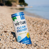 Virtue Clean Energy Lemon & Lime 250ml Energy Drinks Holland&Barrett   