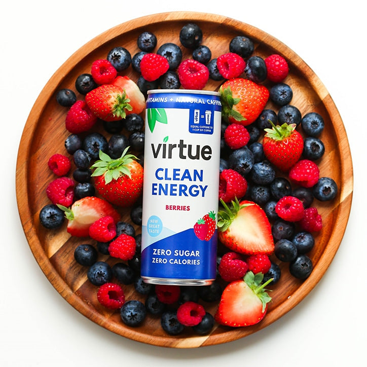 Virtue Clean Energy Berries 250ml GOODS Holland&Barrett   