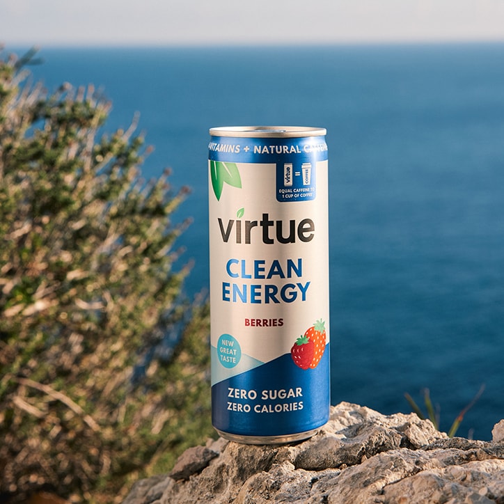 Virtue Clean Energy Berries 250ml GOODS Holland&Barrett   