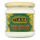 Tiana Raw Ginger Virgin Coconut Oil 350ml Cooking Coconut Oil Holland&Barrett   