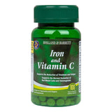 Holland & Barrett Iron & Vitamin C 100 Tablets Iron Tablets & Capsules Holland&Barrett   