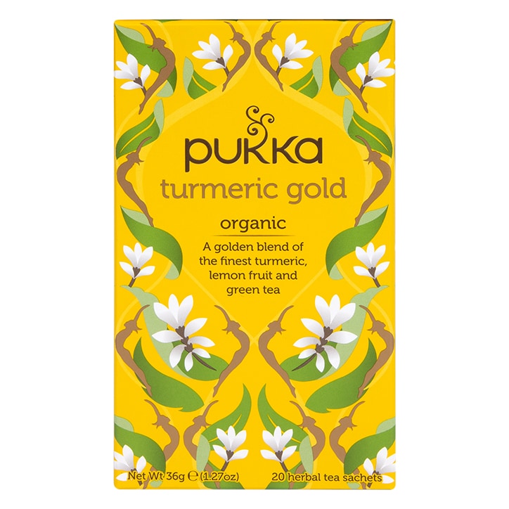 Pukka Organic Turmeric Gold 20 Tea Bags Teas Holland&Barrett   