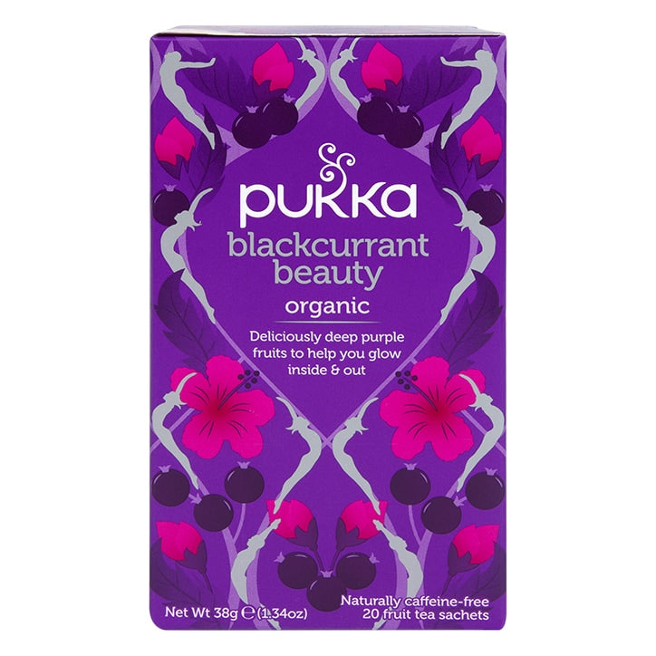 Pukka Organic Blackcurrant Beauty 20 Tea Bags Teas Holland&Barrett   