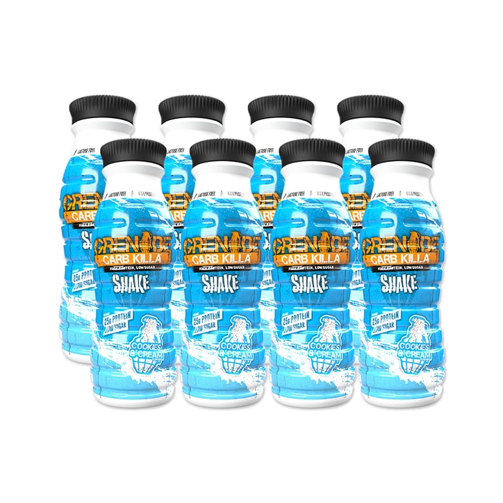 Grenade Carb Killa Shake Cookie & Cream 8 x 330ml