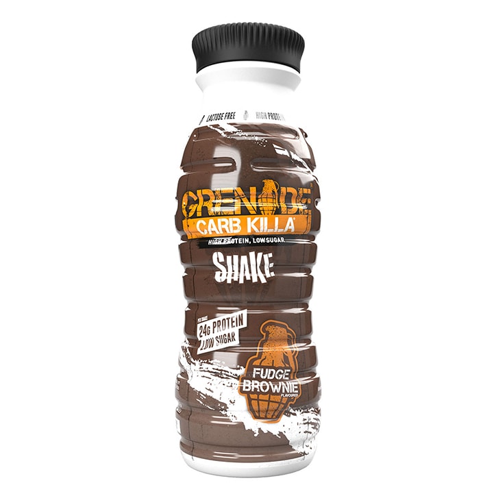 Grenade Carb Killa Shake Fudge 330ml Protein Drinks Holland&Barrett   